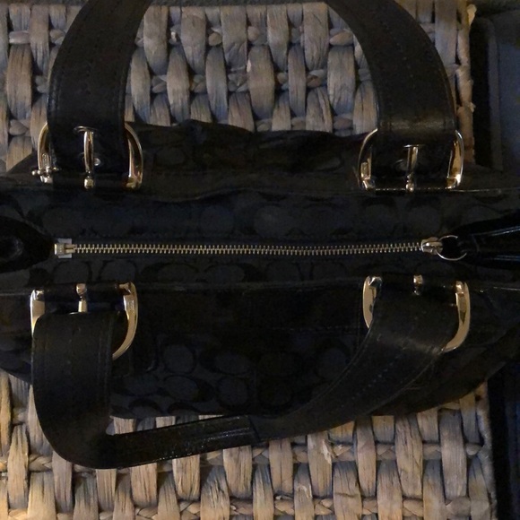 Black Coach Purse - Picture 5 of 8